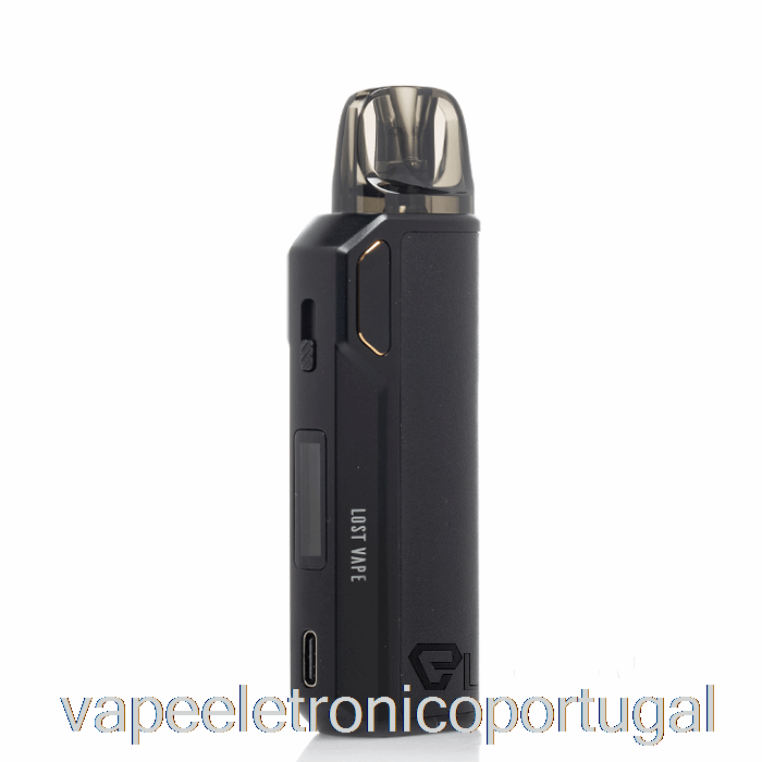 Vape Eletrônico Perdido Vape Thelema Elite 40 Pod Kit Meia-noite Preto